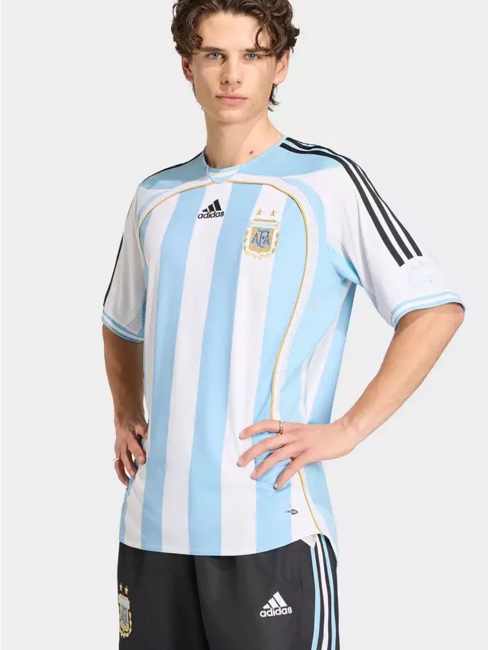 adidas Adult Argentina 2006 Bringback Vintage Home Jersey